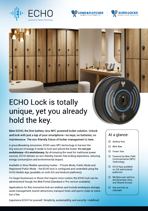 Meet ECHO, the first battery-free, NFC-powered locking system